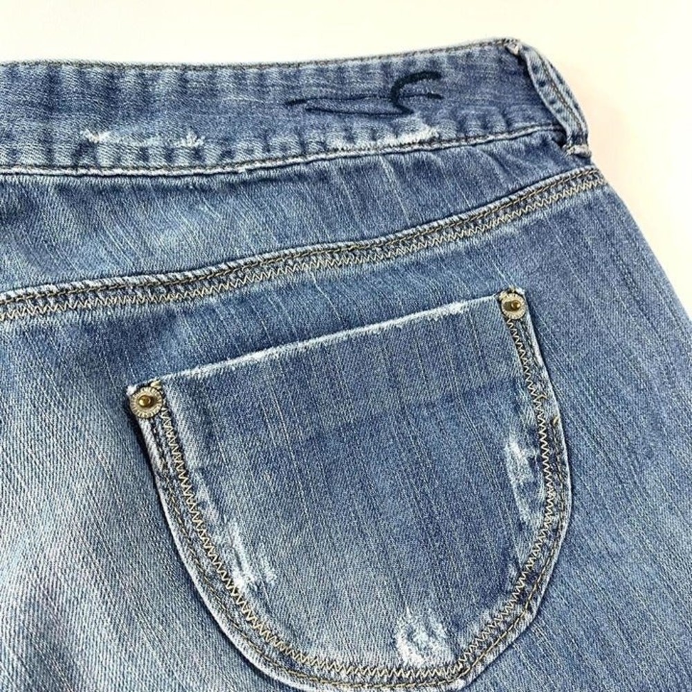Y2k American Eagle Denim Shorts Women's 12 - Picture 3 of 3